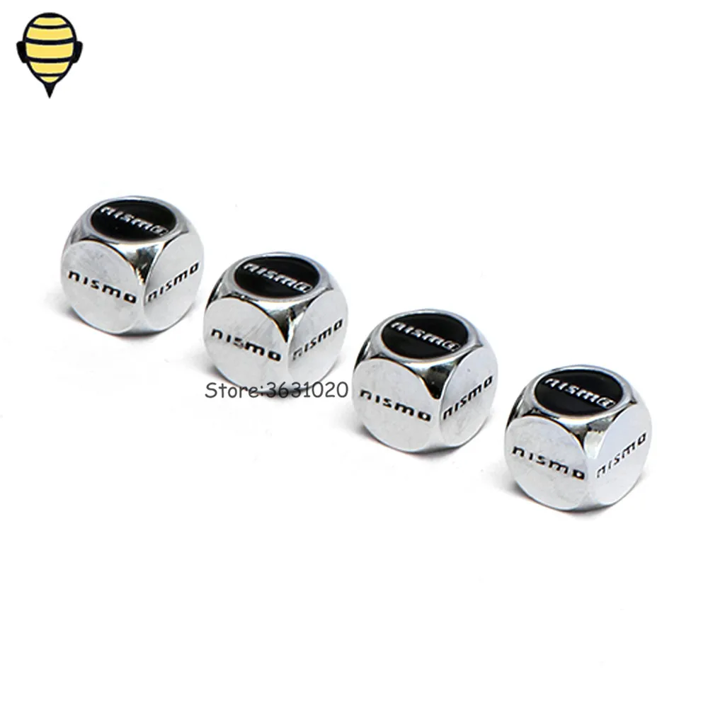 Car Styling Wheel Valve Stem Caps Tire Valve For Nismo Logo For Nissan Qashqai Juke Almera Tiida