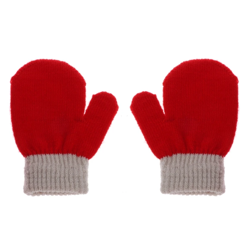 Милые детские перчатки для малышей детские варежки из хлопка мягкие вязаные теплые перчатки Модные Sep7-A
