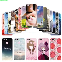 

For Huawei Honor 7C Case Silicone Cover 5.99 Clear Phone Cases Cute Cartoon Animal Cat Soft TPU Coque For Huawei Honor 7C Case