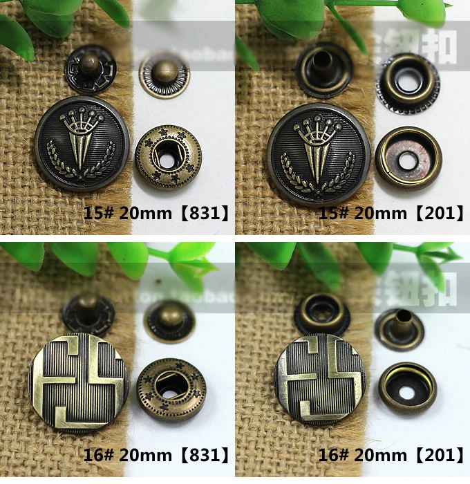 12 Design 15mm Vintage Elegant Carved Bronze Color Snaps Metal Decorative  Button For Clothes Leather Craft Sewing Accessories - Buttons - AliExpress