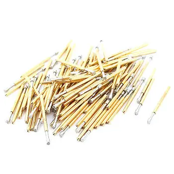 

100Pcs P160-H2 1.5mm 9-Point Crown Tip Spring PCB Testing Contact Probes Pin