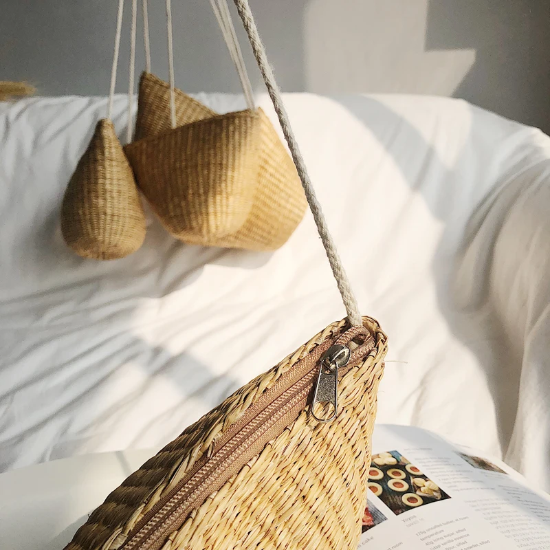 Nuove Da Spiaggia Del Khaki Borsa Delle 2019 Di Modo Telefono Paglia Mano Mobile Tessuto Donne Tessuti Resort Sacchetto A B5Fzzvq