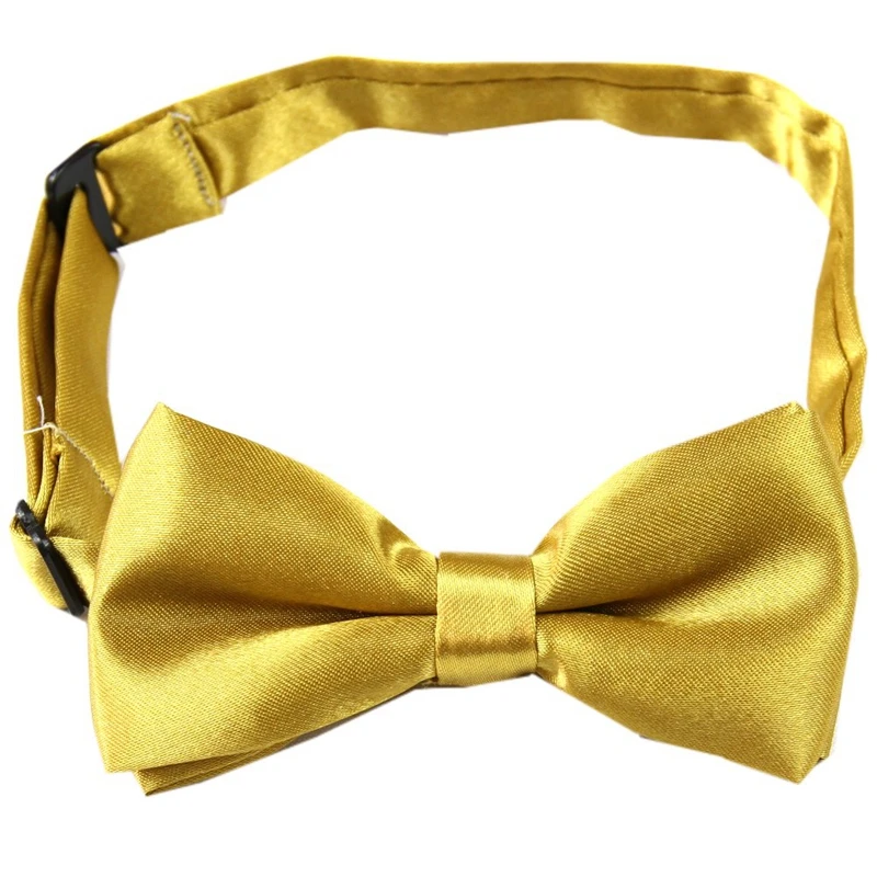 Fashion Solid Bowtie Boys Children Kids Dress Party Lovely Adjustable Wedding Handmade Satin Bow Tie BC21-BC31