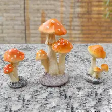 Моделирование мини смолы садоводства украшения маленький гриб