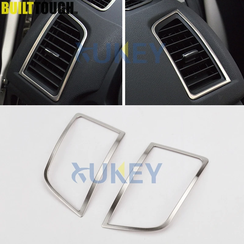Chrome Front Side Air Vent Cover Trim For Mitsubishi ASX Outlander Sport RVR 13