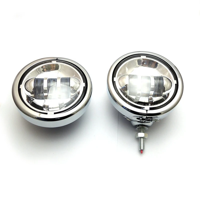 4.5 inch LED Auxiliary Spot Fog Passing Light Lamp with Housing for Harley