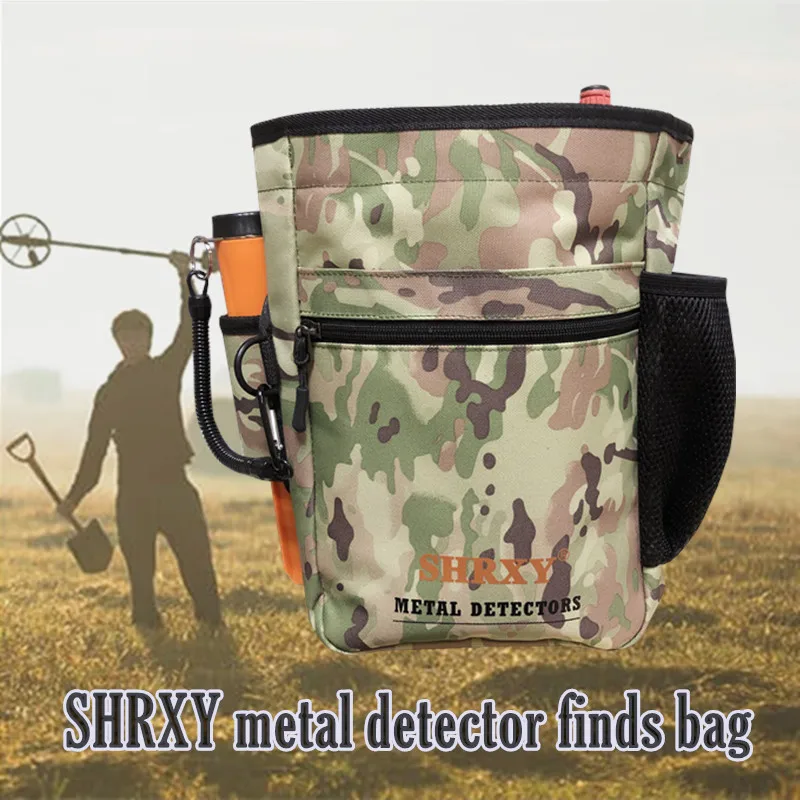 Metal Detector Pouch Bag Digger Supply Treasure Waist Pack Good Luck Finds Bag Garden Detecting Tools Shovel Bag