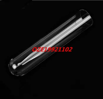 

1PCS Round Bottom Test tubes lab 40x200mm clear glass flat head