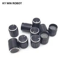 ^^Best Offers 10PCS Potentiometer Plastic Knob 15*17MM Black ^^Best Offers 10PCS Potentiometer Plastic Knob 15*17MM Black