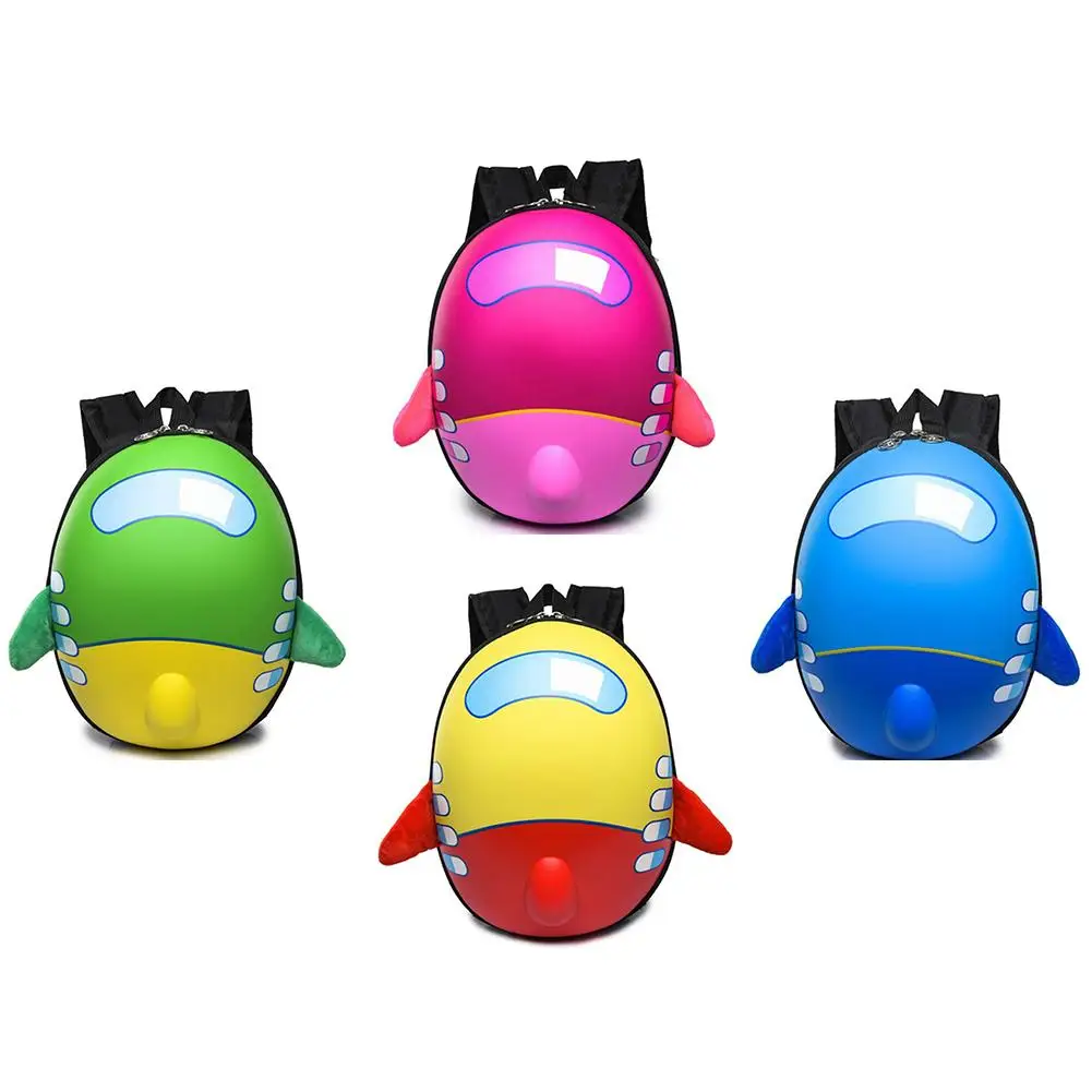 

Aircraft Eggshell Children's Backpack Kindergarten Cute School Travel Shoulders Bag Children Kids Backpacks For Girls Boys Bags