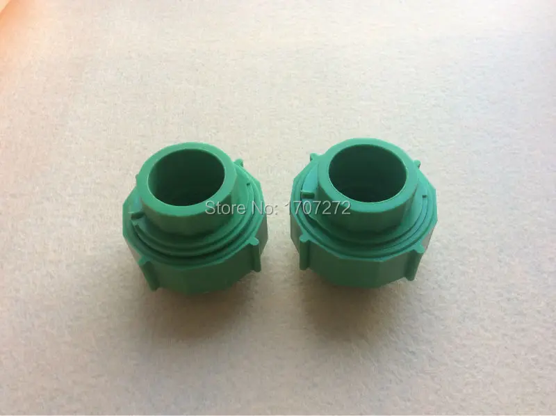 

Free Shipping Green Enviromental-friendly Butt Fusion PPR New style Unions DN32 Fitting Connector for water pipe