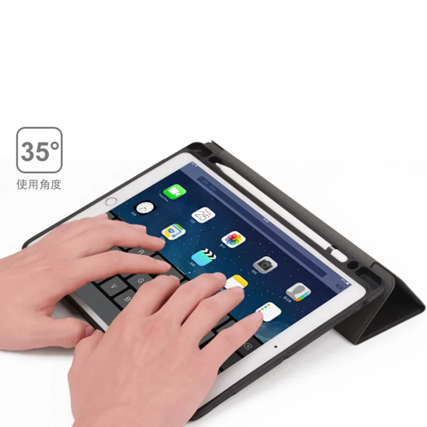 Чехол для ipad Pro 9 7 дюйма выпуск 2016 A1673 A1674 A1675 6 й с подушкой ручки Винтажный чехол из