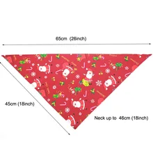 

Fashion Pet Dog Scarf Christmas Collar Scarf Bib Grooming Accessories Triangular Bandage Collars For Pet Cats And Dogs Supplies
