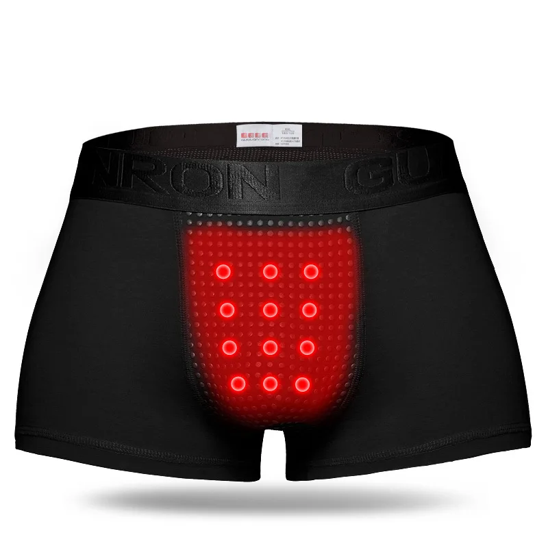 1PC Tourmaline Self Heating Prostate Magnetic Therapy Enlargement Underpants Male Sexy Underwear Men Briefs-6