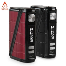 100% Original Warlock 233W TC Leather Big Box Electronic Cigarette Box Mod 5 Model Huge Vape e cigarette by 18650