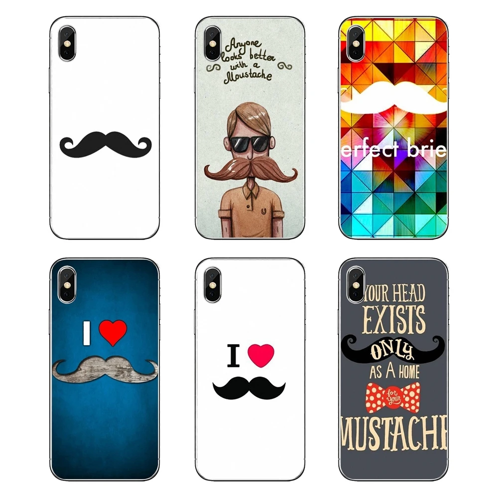 

Moustache beard ustache mustache TPU Transparent Shell Case For Huawei P20 Lite Nova 2i 3i 3 GR3 Y6 Pro Y7 Y8 Y9 Prime 2018 2019