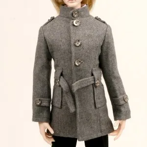 

[wamami] 500# Grey Tweed Coat/Suit SD DZ 1/3 BJD Dollfie