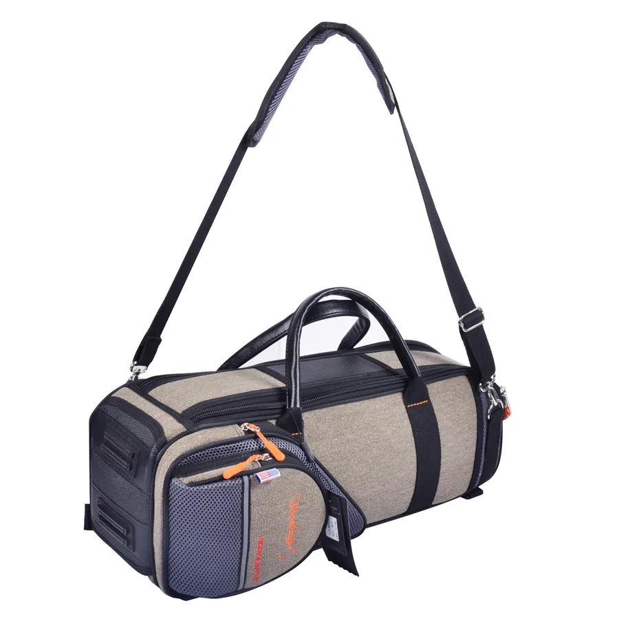 Плотная мягкая сумка, устойчивый чехол Bb trumpet, водонепроницаемая сумка для инструментов, переносная сумка на плечо, противоударный чехол