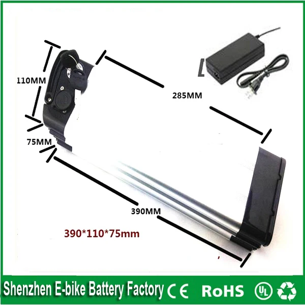 FCC/CE/ROSH 36v lifepo4/lifepo4 36 v/36 V 12AH LiFePO4 Батарея с серебряной тонкий алюминиевый чехол, Зарядное устройство, BMS