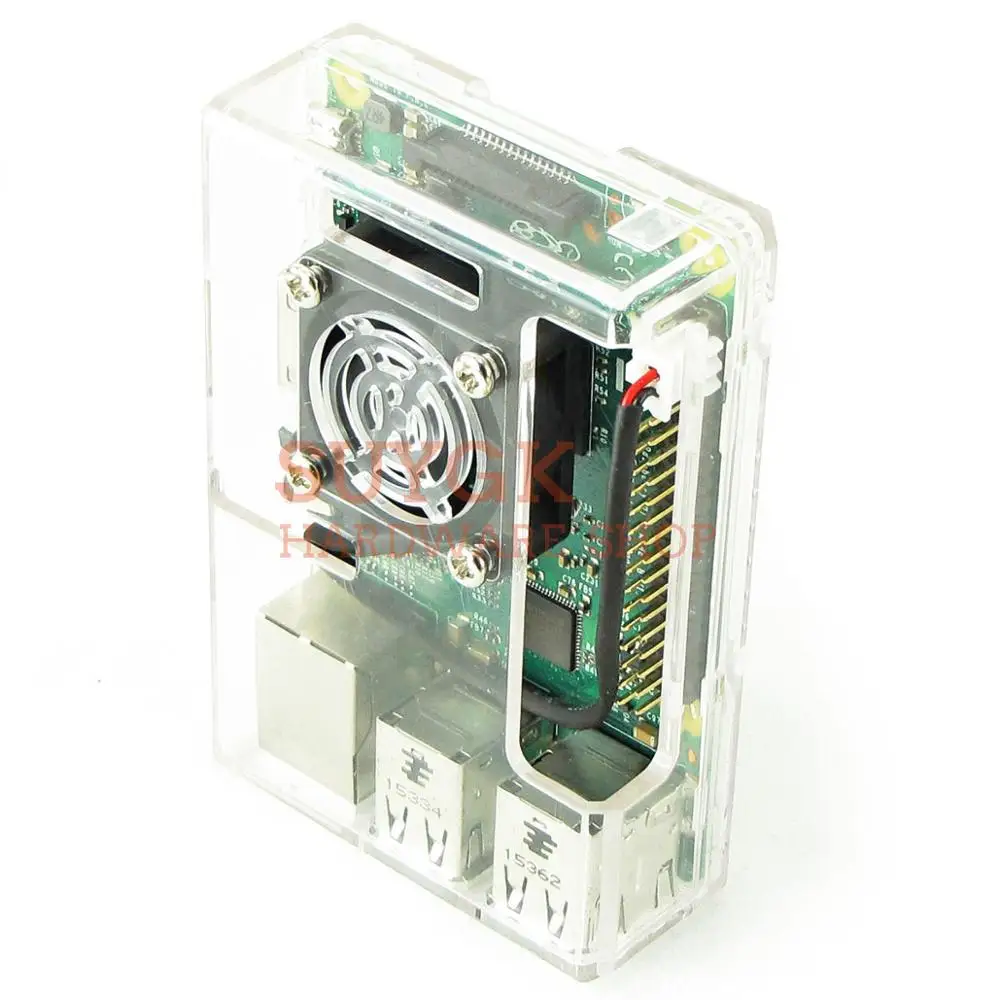 Raspberry PI 3 model B + plus прозрачный чехол оболочка корпус для 2 PI3 Model 3B|Аксессуары