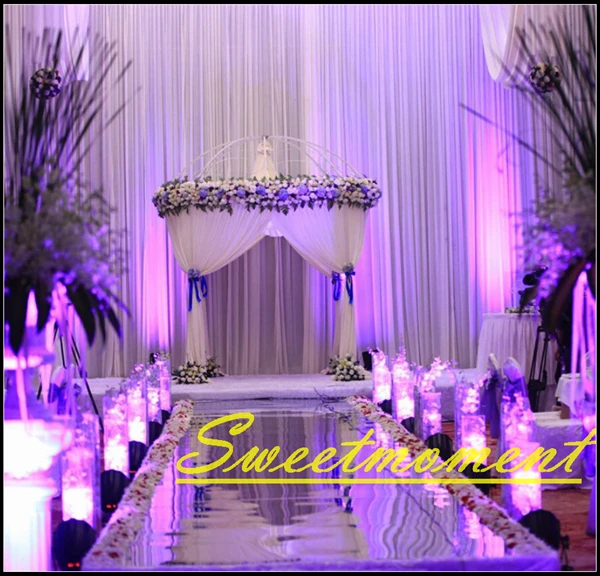 

Wedding Mirror Road Cover Silver Colour