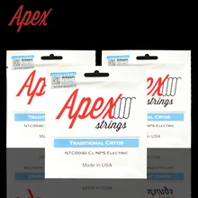 APEX Traditional Cryos NTC Series Electric Guitar Strings Made in USA APEX Traditional Cryos NTC Series Electric Guitar Strings Made in USA