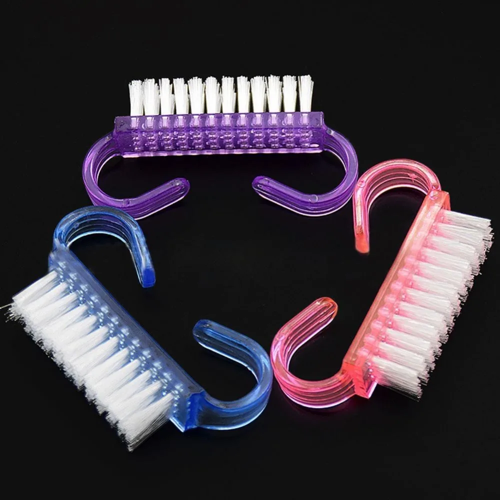 

1PCS nail cleaning tool care foot soft remove dust small angle nail press