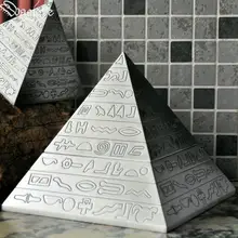 Креативное Ретро украшение для дома из цинкового сплава, металлические поделки, подарки для друзей, египетские пирамиды, пепельница