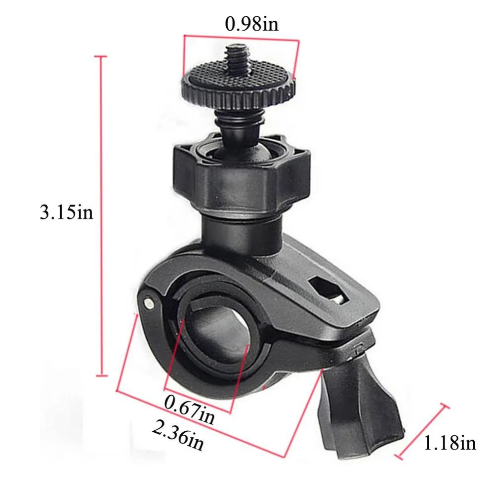 Kaliou Action Camera Mountain Bike HandleBar Bicycle Handle Bar Phone Holder Mount Adapfor GoPro 7 6 5 4 3 SJCAM SJ4000 SJ5000