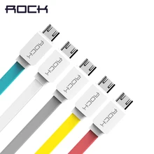 ROCK Original Micro USB Cable for Samsung Huawei Xiaomi, Fast Charging USB Data Cables for Android Mobile Phone microusb Cable