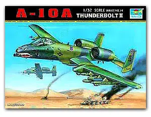 TRUMPETER 1/32 Масштаб Модель 02214 A 10A Thunderbolt II атакующий|1/32 scale|scale models1/32 trumpeter |