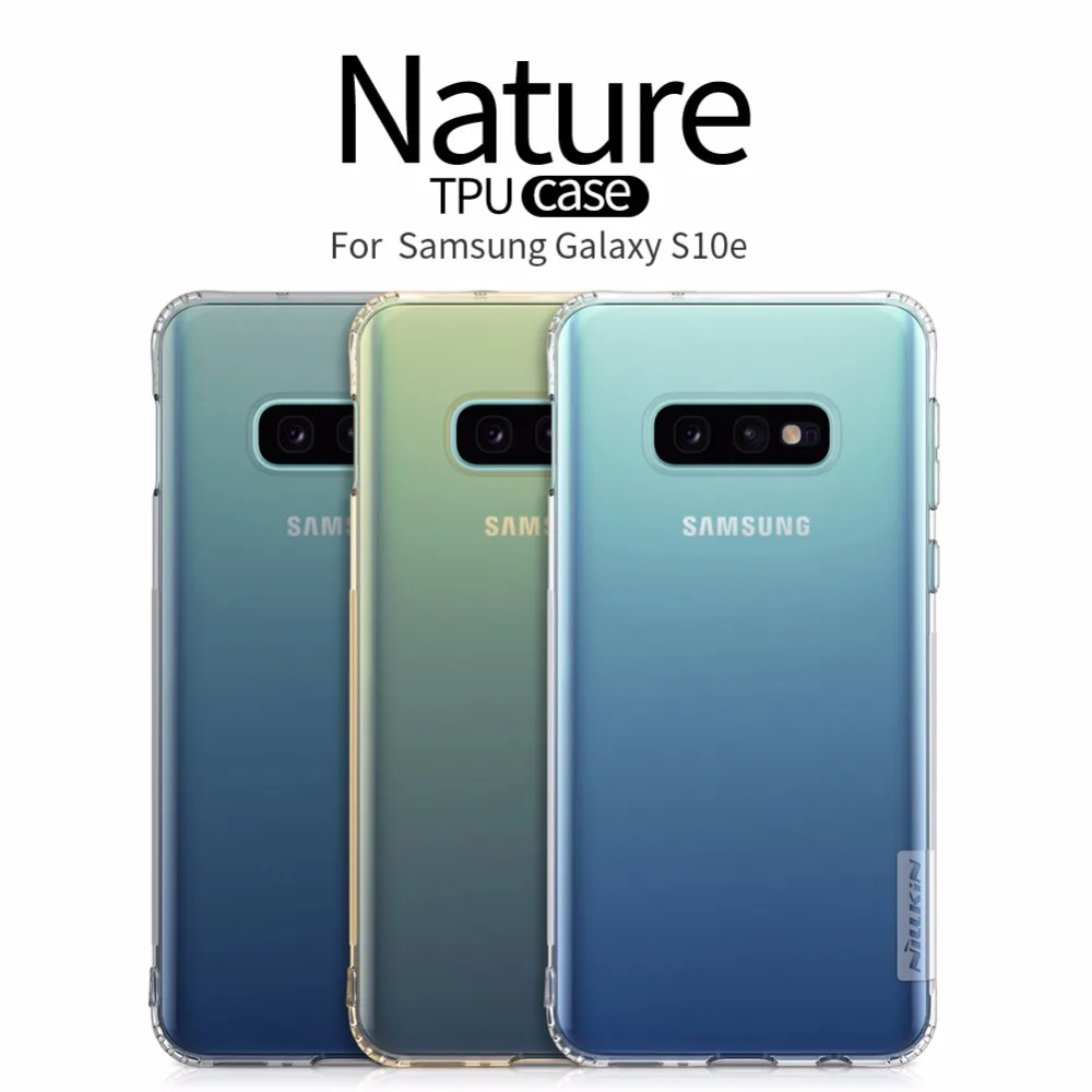 Чехол для samsung Galaxy S10e, Nillkin, натуральный, мягкий, TPU, прозрачный, противоударный, задняя крышка для samsung S10e