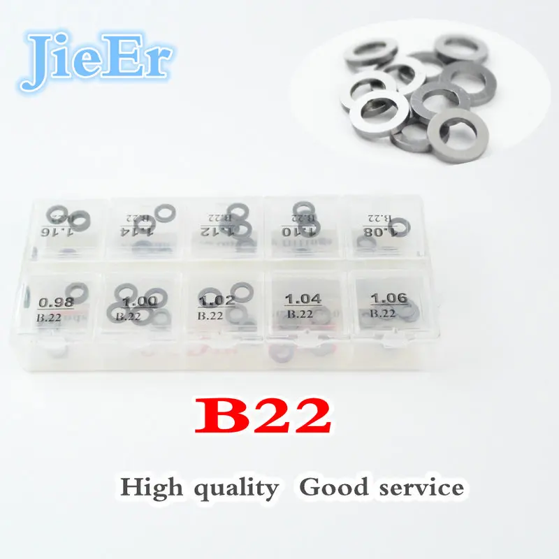 

B22 diesel common rail injector adjusting shims