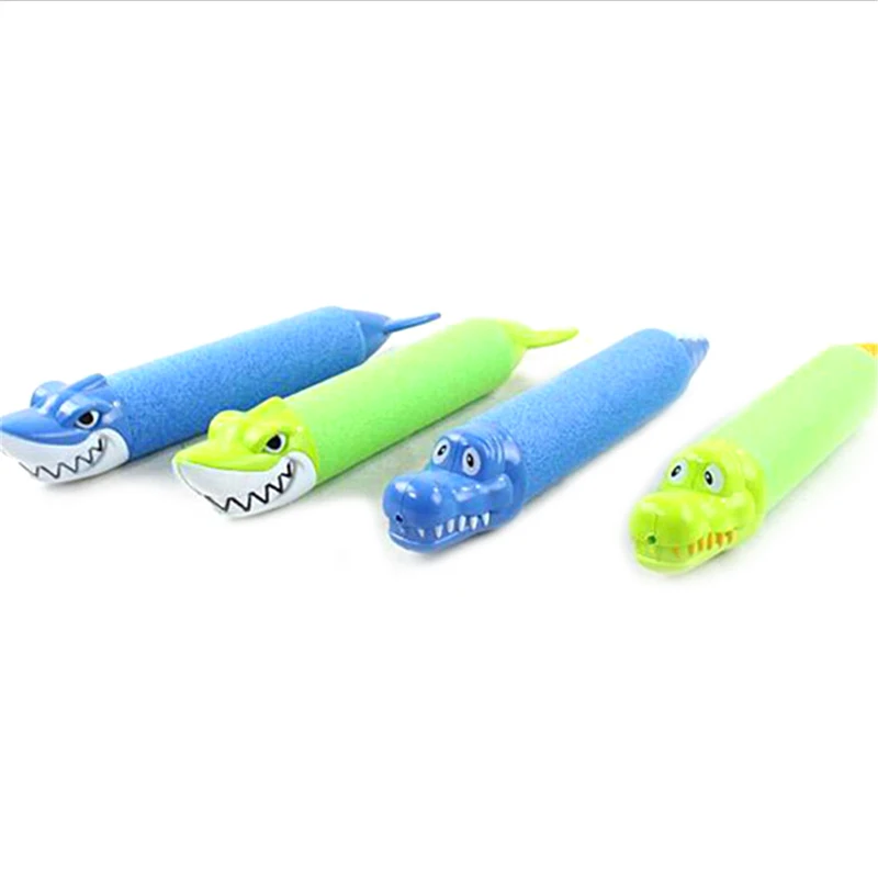 Акула/Крокодил Игрушки Для сквирта Летние Водные пистолеты детские игрушки Пистолет Бластер игры на открытом воздухе плавательный бассейн для детей