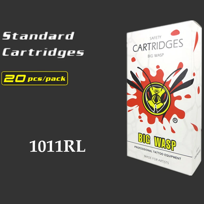 

BIGWASP Professional White Disposable 11RL Tattoo Needle Cartridge (11 Round Liner) Wholesale Supply