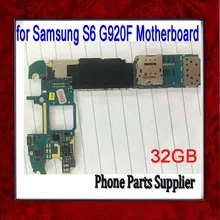 Europe Version 32gb for Samsung Galaxy S6 G920F Motherboard,Original Unlocked for Samsung S6 G920F Mainboard,Free Shipping