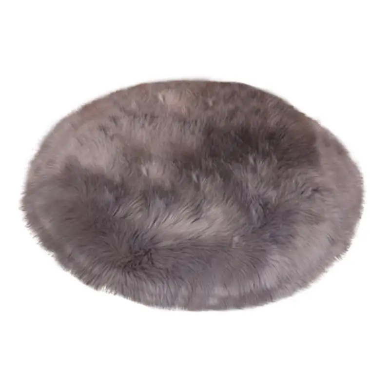 30*30 см Имитация шерсти круглая смесь подушка - Цвет: Gray