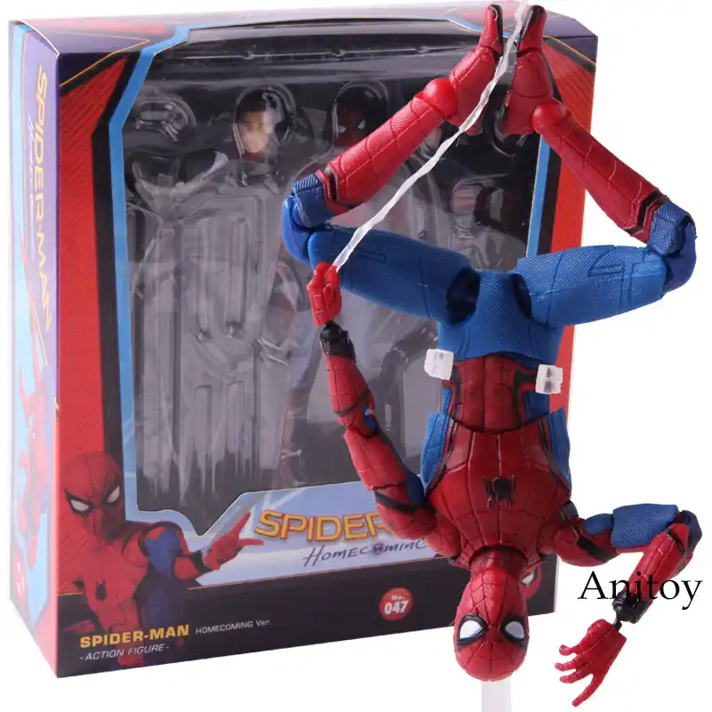 MAF 047 Spider Man Homecoming The Spiderman Tom Holland PVC Action Figure