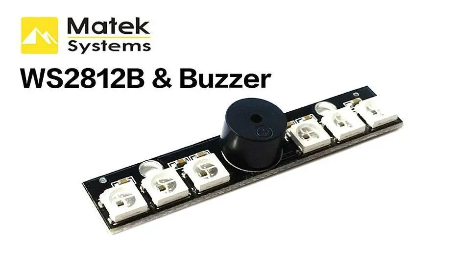 

Matek WS2812B LED Board with 5V Buzzer for Naze 32 Skyline 32 Flight Controller