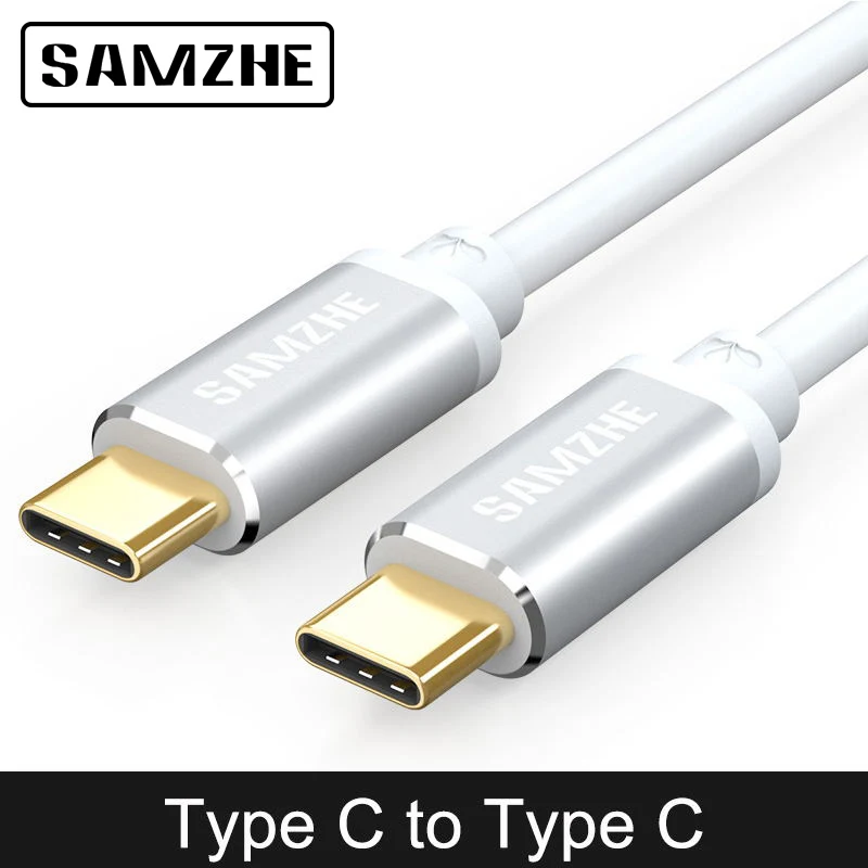 SAMZHE USB 3.1 Type C Male to Type-C Cable Male Fast Charger Cable for Macbook Xiao 4C Nexus 5X,Nexus 6P,OnePlus 2,ZUK Z1