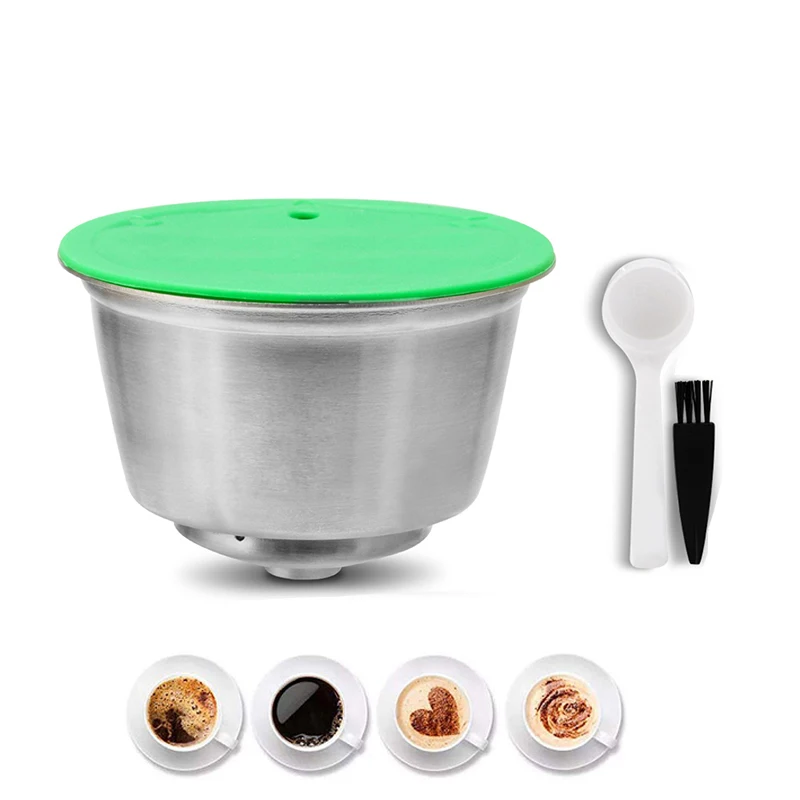 

Reusable Coffee Capsule Refillable Coffee Pod For Nescafe Stainless Steel Dolce Gusto Capsule Crema Permanent Coffee Filter