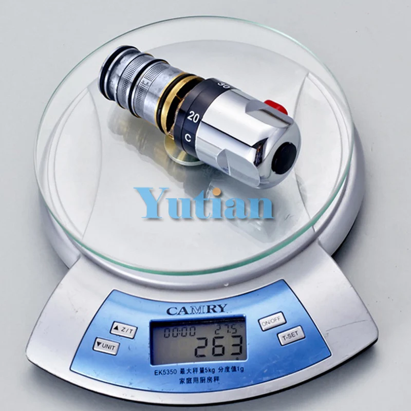 Высокое качество латунь термостатический смеситель картридж, термостатический смеситель клапан, датчик температуры, YT-5117