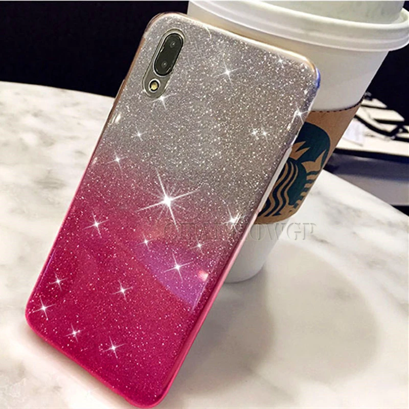 Блестящий силиконовый чехол для Samsung Galaxy A50 A30 A20 A10 A70 A80 A40 A20E 2019 M10 M20 чехлы мягкий из