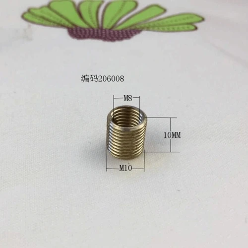10pcs/lot Pure brass full dentin transfer adapter M12 turn M10 to M8 turn M6 to M4 connector - Цвет: 206008