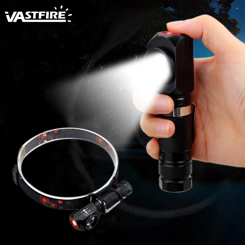 Direito ao ar Lâmpada do Farol com Usb 18650 Acampamento Farol 1000 Lumens Ângulo Livre da Charge Direto Multifuncional Farol Focando