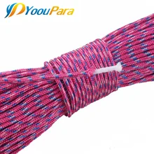 YoouPara DHL бесплатно 100 футов* 100 шт Паракорд 2 мм одна подставка шнуры Паракорд веревка шнур шнурок для DIY браслет и т. Д