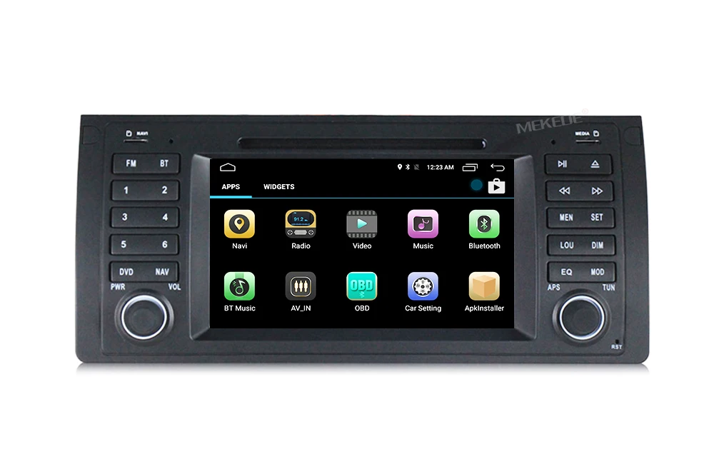 Best MEKEDE Android car dvd multimedia player for BMW 3series E39 E53 X5 M5 with 4G lte wifi 2G RAM 16G ROM GPS radio free shipping 32