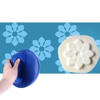 

Wall Paint Sponge Seal Kit Embossed Painting Brush Tool Wall Art Decoration Round Printed Wall Brush Stamp Mould Renovation Wall