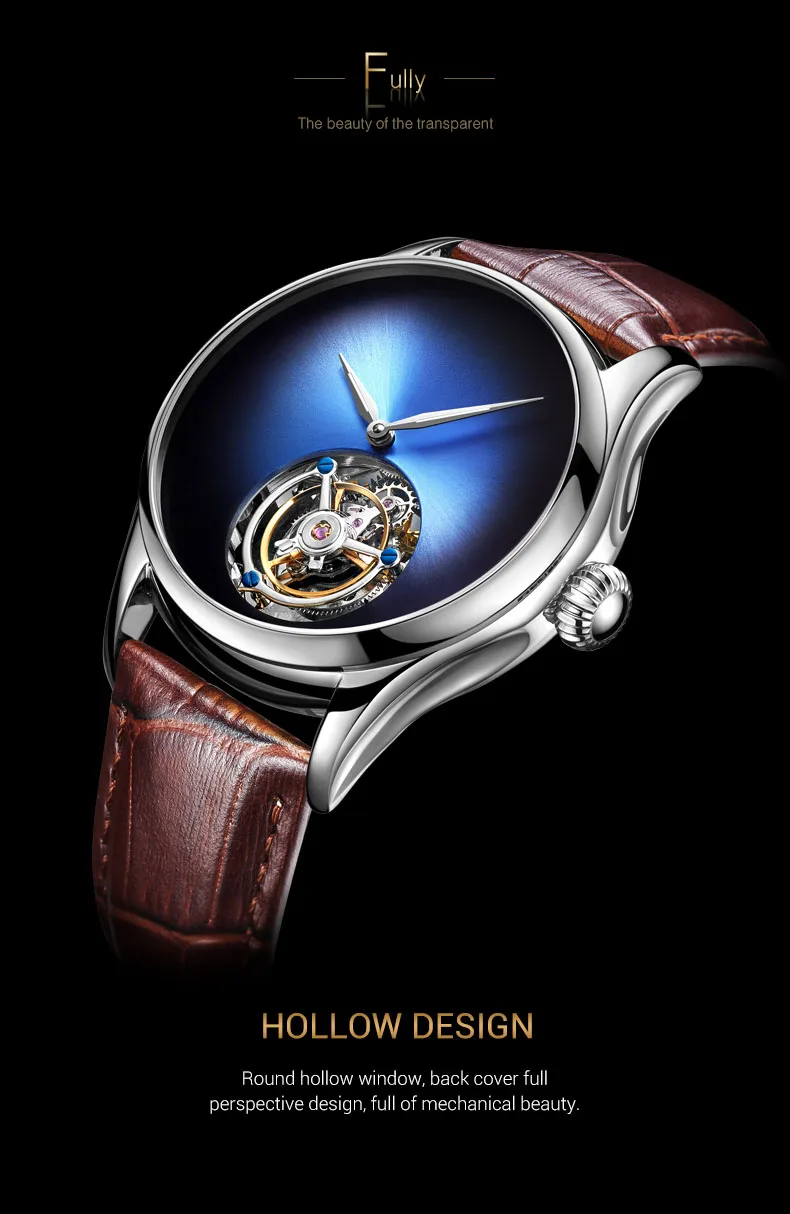 Мужские Tourbillon часы от ведущего бренда, роскошные часы с сапфировым кристаллом и циферблатом, оригинальные Tourbillon Мужские механические часы с полым механизмом, мужские часы