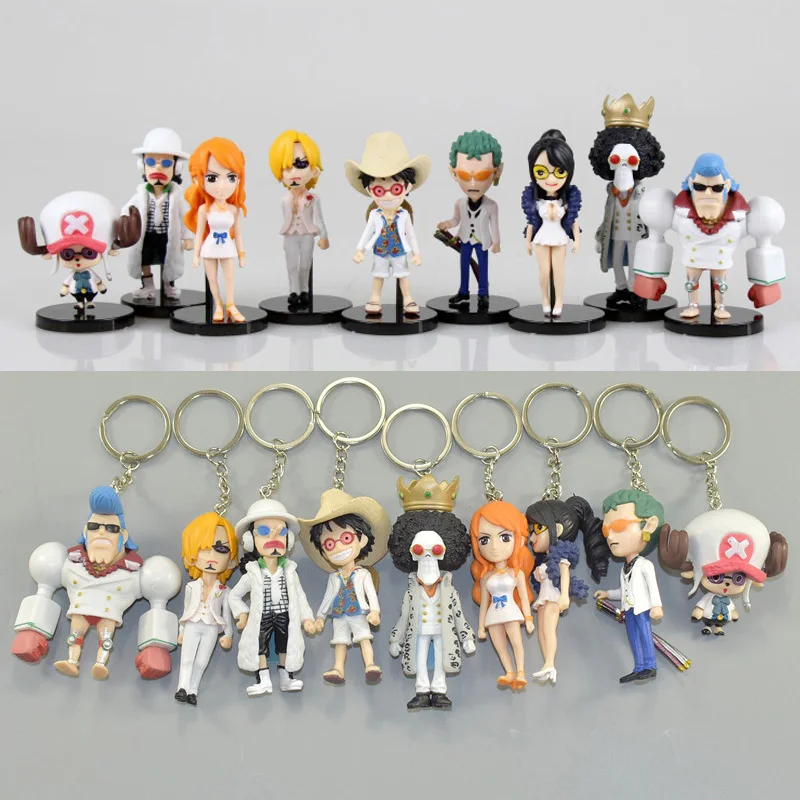 New Anime One Piece Figure Pendant /& Key Ring NAMI 2/"